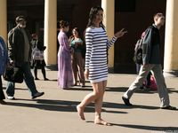 Feet - Julia G - 2012-02-19 A pleasant smile and tough soles