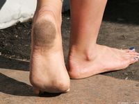 Feet - Julia G - 2012-02-19 A pleasant smile and tough soles