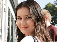 Feet - Julia G - 2012-02-19 A pleasant smile and tough soles