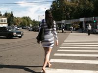 Feet - Julia G - 2012-02-19 A pleasant smile and tough soles