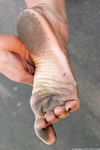Feet - Julia G - 2012-02-19 A pleasant smile and tough soles