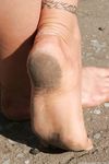 Feet - Julia G - 2012-02-19 A pleasant smile and tough soles
