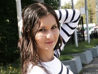 Feet - Julia G - 2012-02-19 A pleasant smile and tough soles