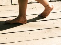 Feet - Julia G - 2012-02-19 A pleasant smile and tough soles