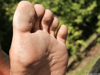 Feet - Julia G - 2012-02-19 A pleasant smile and tough soles