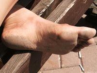 Feet - Julia G - 2012-02-19 A pleasant smile and tough soles