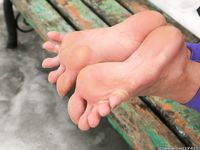 Feet - Julia G - 2012-12-21 Slush and puddles