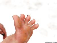 Feet - Julia G - 2012-12-21 Slush and puddles