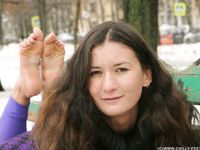 Feet - Julia G - 2012-12-21 Slush and puddles