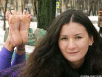 Feet - Julia G - 2012-12-21 Slush and puddles