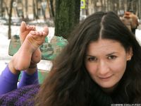 Feet - Julia G - 2012-12-21 Slush and puddles