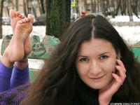 Feet - Julia G - 2012-12-21 Slush and puddles