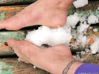 Feet - Julia G - 2012-12-21 Slush and puddles