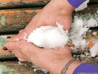 Feet - Julia G - 2012-12-21 Slush and puddles