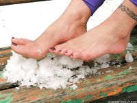 Feet - Julia G - 2012-12-21 Slush and puddles