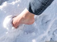 Feet - Kapa - 2011-07-02 Tough feet in snow