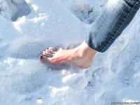 Feet - Kapa - 2011-07-02 Tough feet in snow