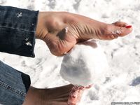 Feet - Kapa - 2011-07-02 Tough feet in snow