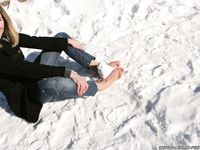 Feet - Kapa - 2011-07-02 Tough feet in snow