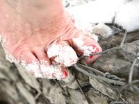 Feet - Kapa - 2011-07-02 Tough feet in snow