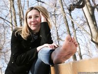 Feet - Kapa - 2011-07-02 Tough feet in snow