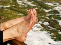 Feet - Karina A - 2015-03-21 Cold feet