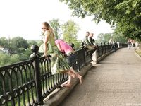 Feet - Katya A + Olga - 2007-12-03 Barefoot trips to Russian towns. Ryazan