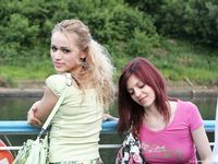 Feet - Katya A + Olga - 2007-12-03 Barefoot trips to Russian towns. Ryazan