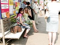 Feet - Katya A + Olga - 2007-12-03 Barefoot trips to Russian towns. Ryazan