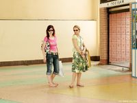 Feet - Katya A + Olga - 2007-12-03 Barefoot trips to Russian towns. Ryazan