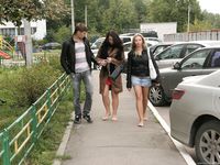 Feet - Katya B + Unknown blonde - 2011-01-14 Mega mall shopping