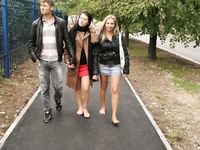 Feet - Katya B + Unknown blonde - 2011-01-14 Mega mall shopping