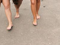 Feet - Katya B + Unknown blonde - 2011-01-14 Mega mall shopping