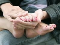 Feet - Katya B + Unknown blonde - 2011-01-14 Mega mall shopping