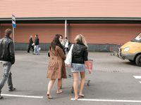 Feet - Katya B + Unknown blonde - 2011-01-14 Mega mall shopping