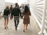 Feet - Katya B + Unknown blonde - 2011-01-14 Mega mall shopping