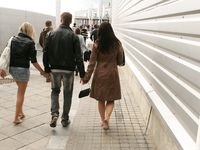 Feet - Katya B + Unknown blonde - 2011-01-14 Mega mall shopping