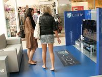 Feet - Katya B + Unknown blonde - 2011-01-14 Mega mall shopping