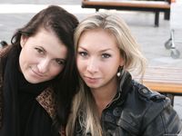 Feet - Katya B + Unknown blonde - 2011-01-14 Mega mall shopping