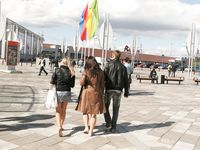 Feet - Katya B + Unknown blonde - 2011-01-14 Mega mall shopping