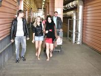 Feet - Katya B + Unknown blonde - 2011-01-14 Mega mall shopping