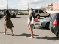 Feet - Katya B + Unknown blonde - 2011-01-14 Mega mall shopping