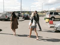 Feet - Katya B + Unknown blonde - 2011-01-14 Mega mall shopping