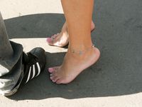 Feet - Katya B + Unknown blonde - 2011-01-14 Mega mall shopping