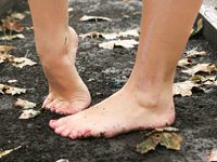 Feet - Katya B - 2010-09-13 Cold rain and wind