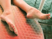 Feet - Katya B - 2010-09-13 Cold rain and wind