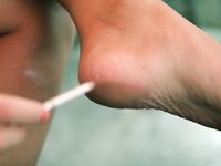 Feet - Katya B - 2010-09-13 Cold rain and wind