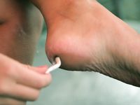 Feet - Katya B - 2010-09-13 Cold rain and wind