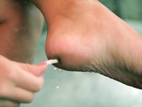 Feet - Katya B - 2010-09-13 Cold rain and wind