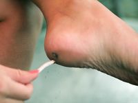 Feet - Katya B - 2010-09-13 Cold rain and wind